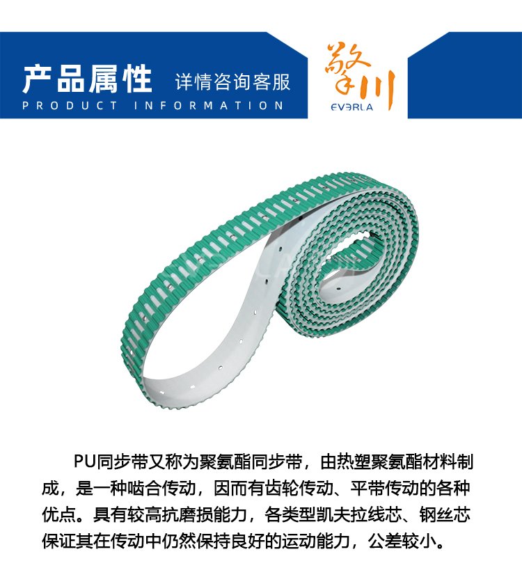 PU<a href='http://stanleyyule.com/' target='_blank'><u>同步帶</u></a>加開槽打孔綠布