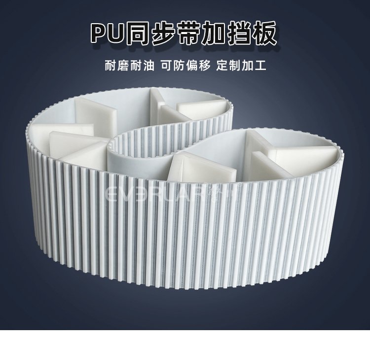 耐磨加持，精準輸送：PU同步帶加擋板的實力呈現(xiàn)